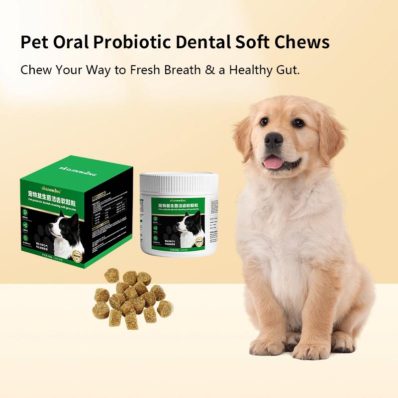 Pet Oral Probiotic Dental Soft Chews